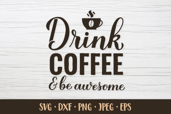 Review: Drink Coffee and Be Awesome Embroidery Design