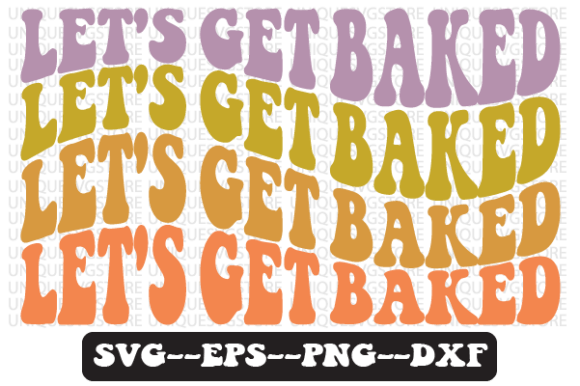 Review: Let’s Get Baked Wavy Retro SVG for Embroidery