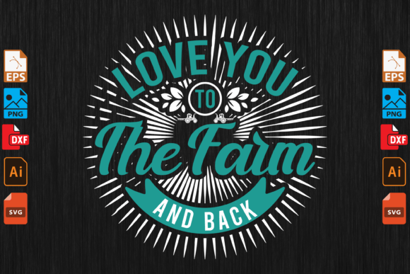 Review: Love You to the Farm and Back Embroidery Design