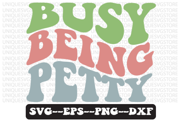 Reviewing Busy Being Petty Wavy Retro SVG for Embroidery