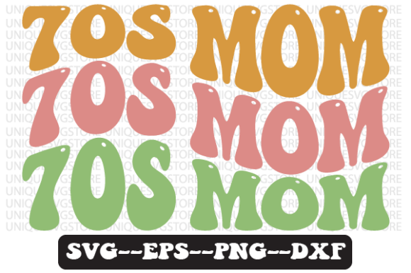 Reviewing the 70s Mom Wavy Retro SVG for Embroidery