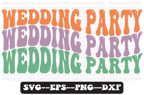 Reviewing the Wedding Party Wavy Retro SVG for Embroidery