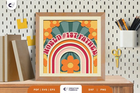 Reviewing the World 1st Father 3D Paper Cutting SVG