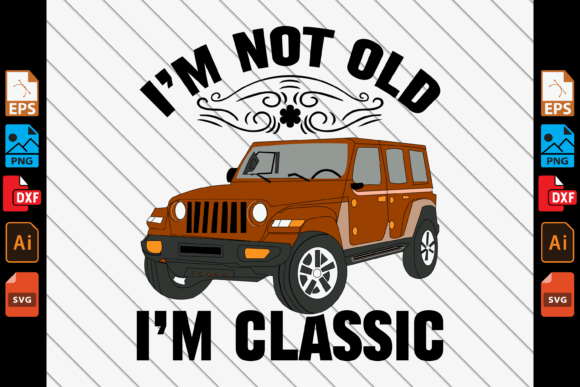 Why I’m Not Old, I’m Classic Works for Modern Embroidery